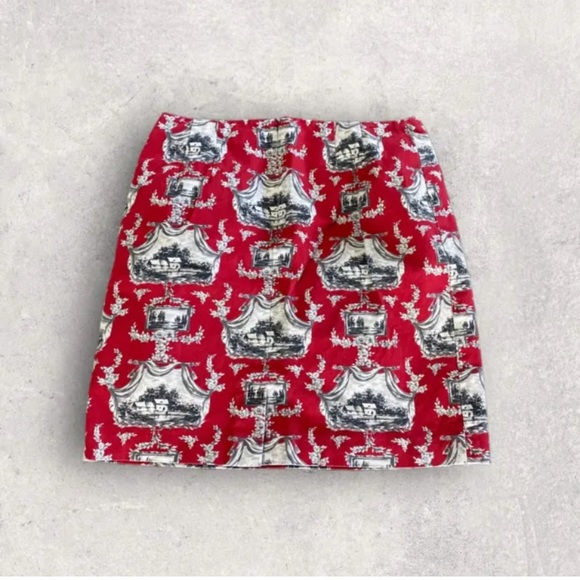 Talbots Dresses & Skirts - Talbots Tole print skirt Womens Petite Size 12